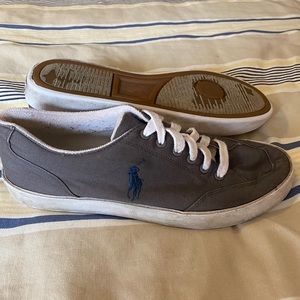 Men’s polo canvas sneakers 11.5 grey